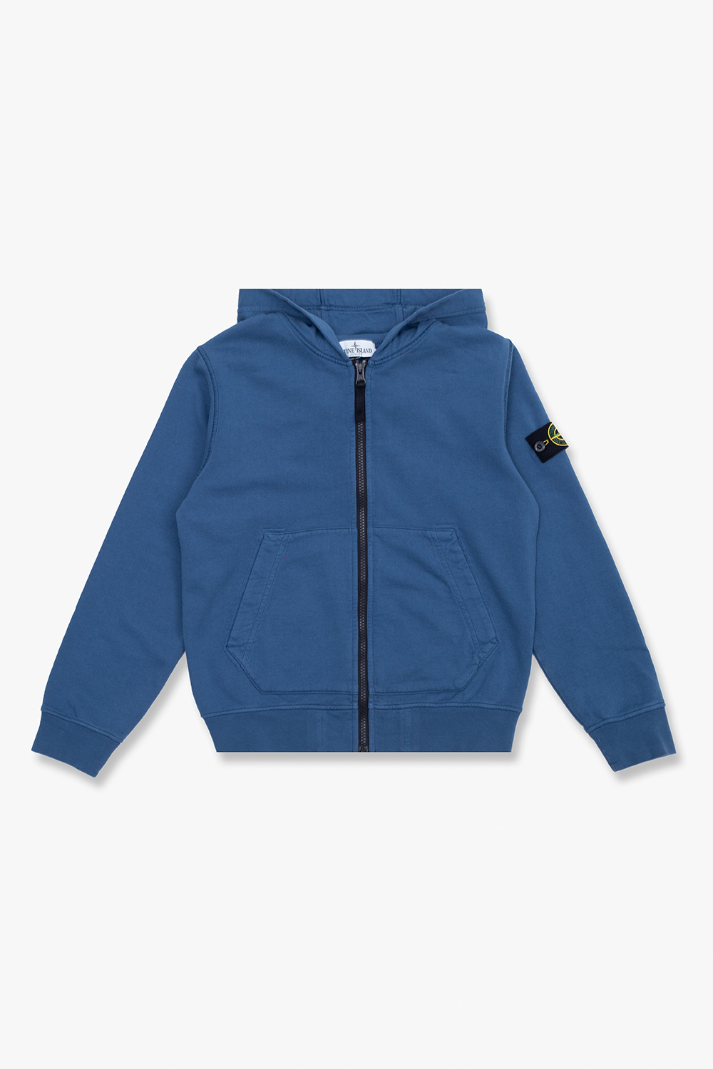 McnallysayajiShops Italy Blue Zip Through Jacket Stone Island